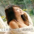Cleaning women cinema